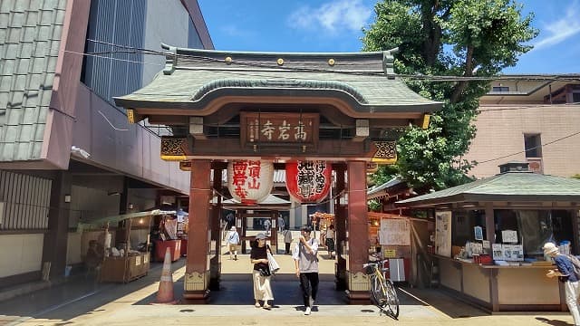 東京都豊島区の高岩寺山門