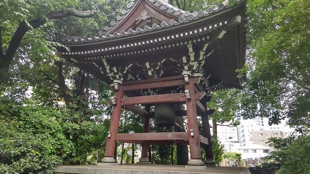 東京都豊島区の法明寺鐘楼