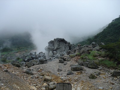 湯気がもくもく