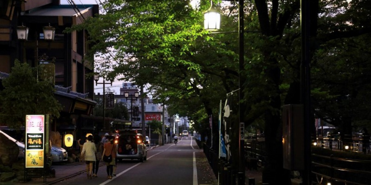 山梨県富士吉田市の旅行で訪れた観光名所、石和温泉