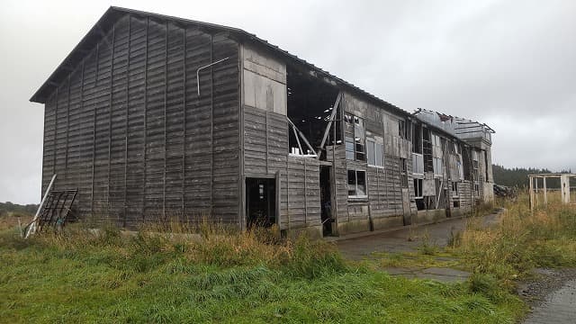 長野県下水内郡の旅行で訪れた観光名所、旧鳥甲牧場跡