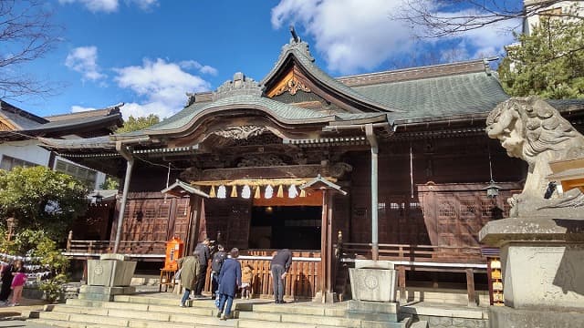 長野県松本市の旅行で訪れた観光名所、四柱神社