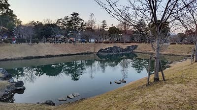 静岡県静岡市の旅行で訪れた観光名所、本丸堀跡