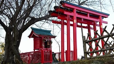 静岡県浜松市の旅行で訪れた観光名所、稲荷神社