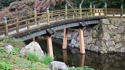 静岡県浜松市の旅行で訪れた観光名所、木橋