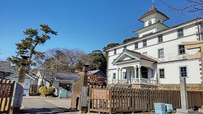 静岡県磐田市の旅行で訪れた観光名所、旧見付学校