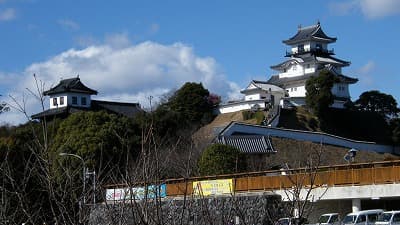 静岡県掛川市の旅行で訪れた観光名所、掛川城