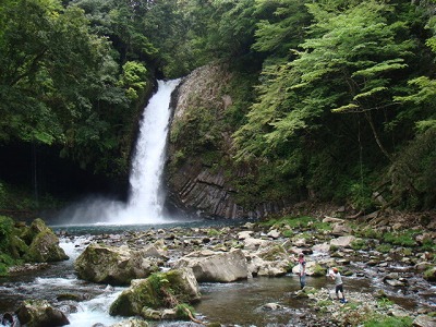 静岡県伊豆市の旅行で訪れた観光名所、浄蓮の滝