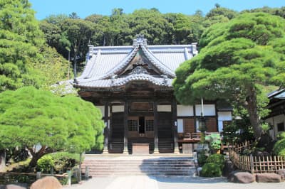 静岡県伊豆市の旅行で訪れた観光名所、修禅寺本堂