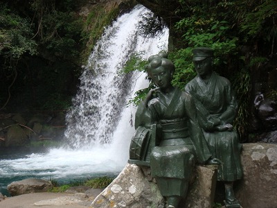 静岡県賀茂郡の旅行で訪れた観光名所、初景滝