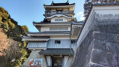 静岡県伊豆市の旅行で訪れた観光名所、能満寺山公園（小山城）