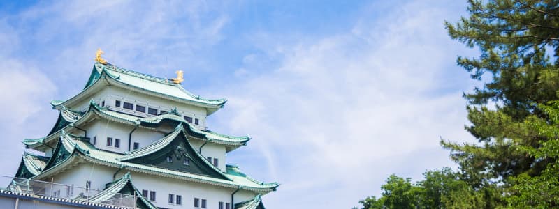 愛知県の旅行で訪れた観光名所、名古屋城