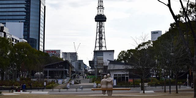 愛知県名古屋市の旅行で訪れた観光名所、久屋大通公園