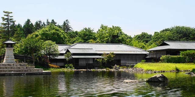 愛知県名古屋市の旅行で訪れた観光名所、白鳥庭園