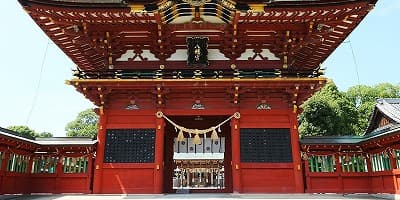 愛知県岡崎市の旅行で訪れた観光名所、伊賀八幡宮