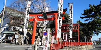 愛知県豊川市の旅行で訪れた観光名所、五社稲荷社