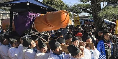 愛知県小牧市の旅行で訪れた観光名所、田縣神社