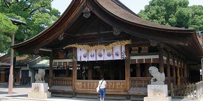 愛知県稲沢市の旅行で訪れた観光名所、尾張大国霊神社