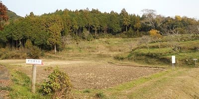 愛知県新城市の旅行で訪れた観光名所、宇利城跡