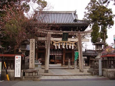 三重県伊賀市の旅行で訪れた観光名所、上野天神宮（菅原神社）