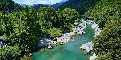 三重県松坂市の旅行で訪れた観光名所、香肌峡