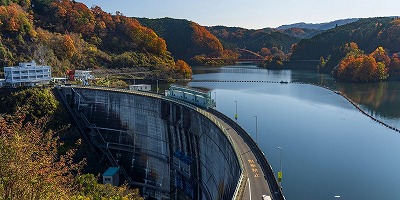 三重県名張市の旅行で訪れた観光名所、青蓮寺湖