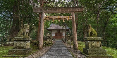 三重県尾鷲市の旅行で訪れた観光名所、九木神社