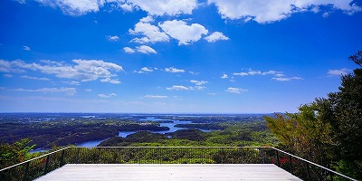 三重県志摩市の旅行で訪れた観光名所、横山展望台