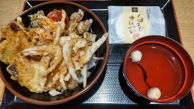 富山県で食べた富山スペシャル天丼