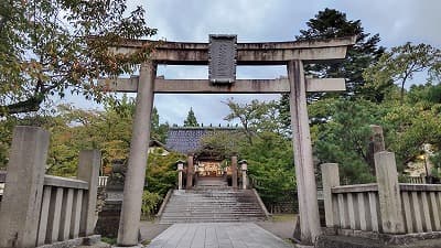 石川県金沢市の旅行で訪れた観光名所、宇多須神社