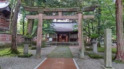 石川県金沢市の旅行で訪れた観光名所、尾山神社の金谷神社