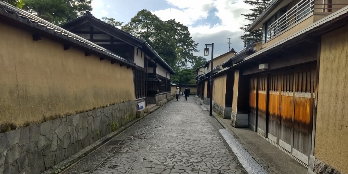 石川県金沢市の旅行で訪れた観光名所、長町武家屋敷跡