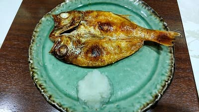 石川県で食べたのどぐろの塩焼き