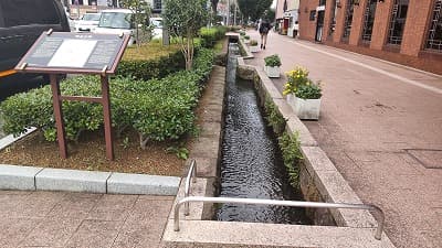 石川県金沢市のまち旅（旅行、観光）で見つけた、金沢城惣構跡