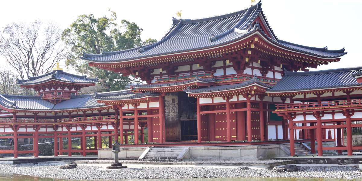 京都府宇治市の旅行で訪れた観光名所、平等院鳳凰堂