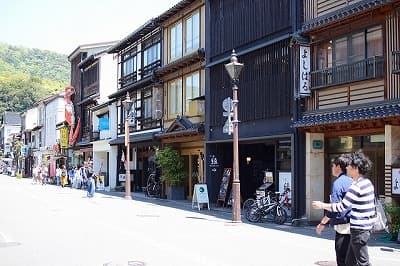 兵庫県豊岡市の旅行で訪れた観光名所、城崎温泉