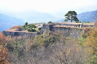 兵庫県朝来市の旅行で訪れた観光名所、竹田城