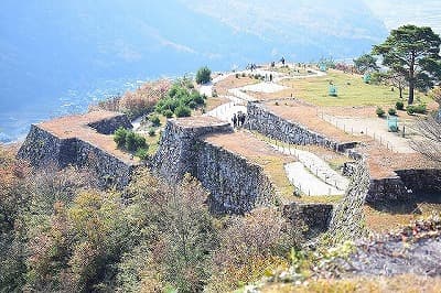 兵庫県朝来市の旅行で訪れた観光名所、竹田城