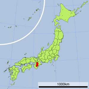 奈良県の所在地