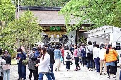 和歌山県田辺市の旅行で訪れた観光名所、熊野本宮大社神門