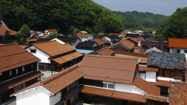 島根県大田市の旅行で訪れた観光名所、石見銀山