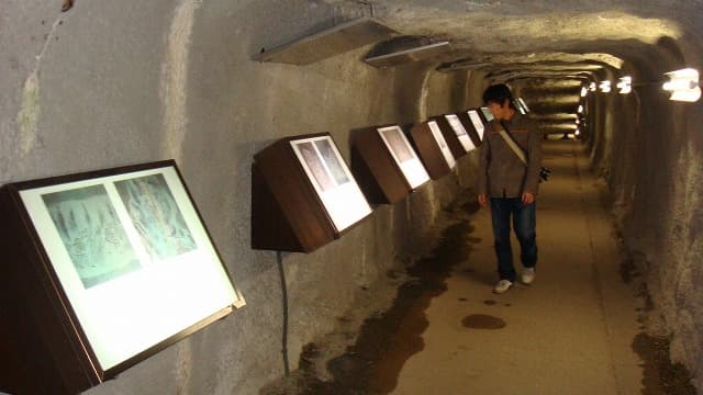 島根県大田市の旅行で訪れた観光名所、龍源寺間歩