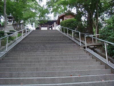 岡山県倉敷市の旅行で訪れた観光名所、阿智神社