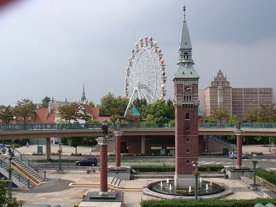 岡山県倉敷市のまち旅（旅行、観光）で見つけた、 アンデルセン広場 