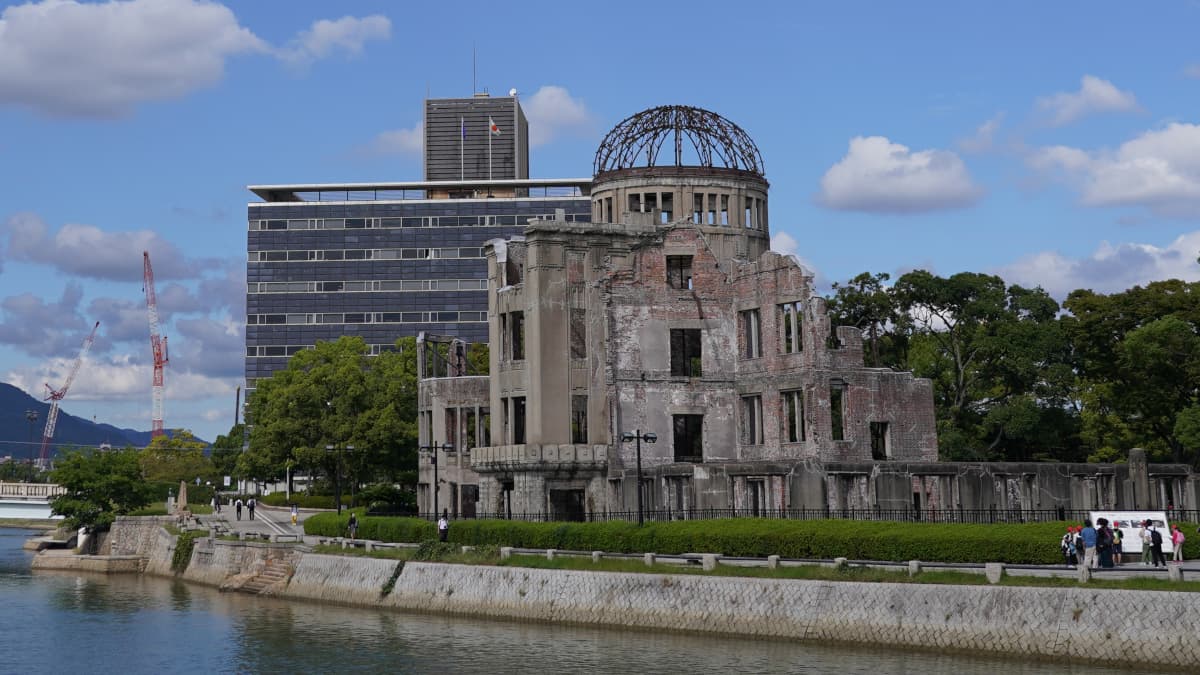 広島県の旅行で訪れた観光名所、原爆ドーム