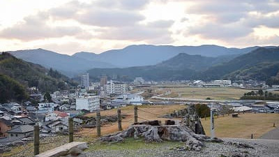 愛媛県大洲市の旅行で訪れた観光名所、大洲市街