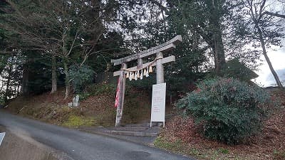 愛媛県大洲市の旅行で訪れた観光名所、大洲神社鳥居
