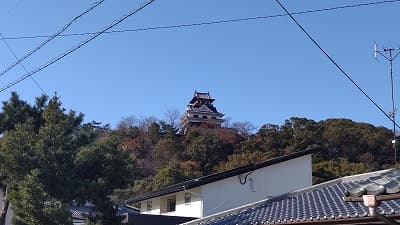 愛媛県四国中央市の旅行で訪れた観光名所、川之江城