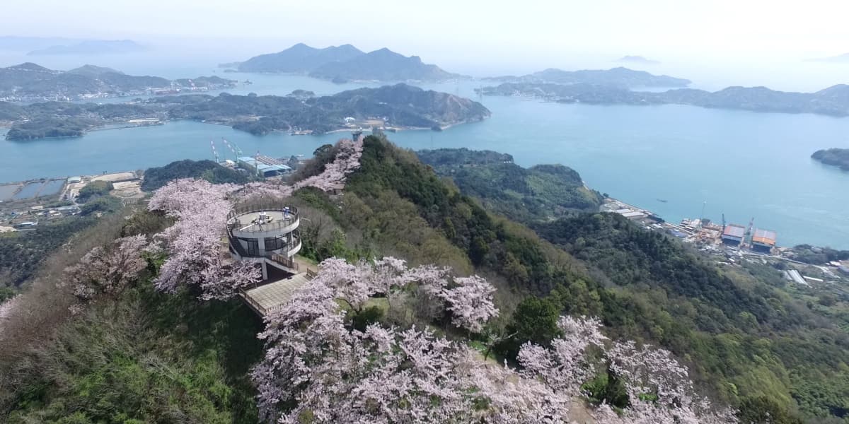 愛媛県越智郡の旅行で訪れた観光名所、積善山