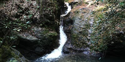 愛媛県大洲市の旅行で訪れた観光名所、小薮渓谷